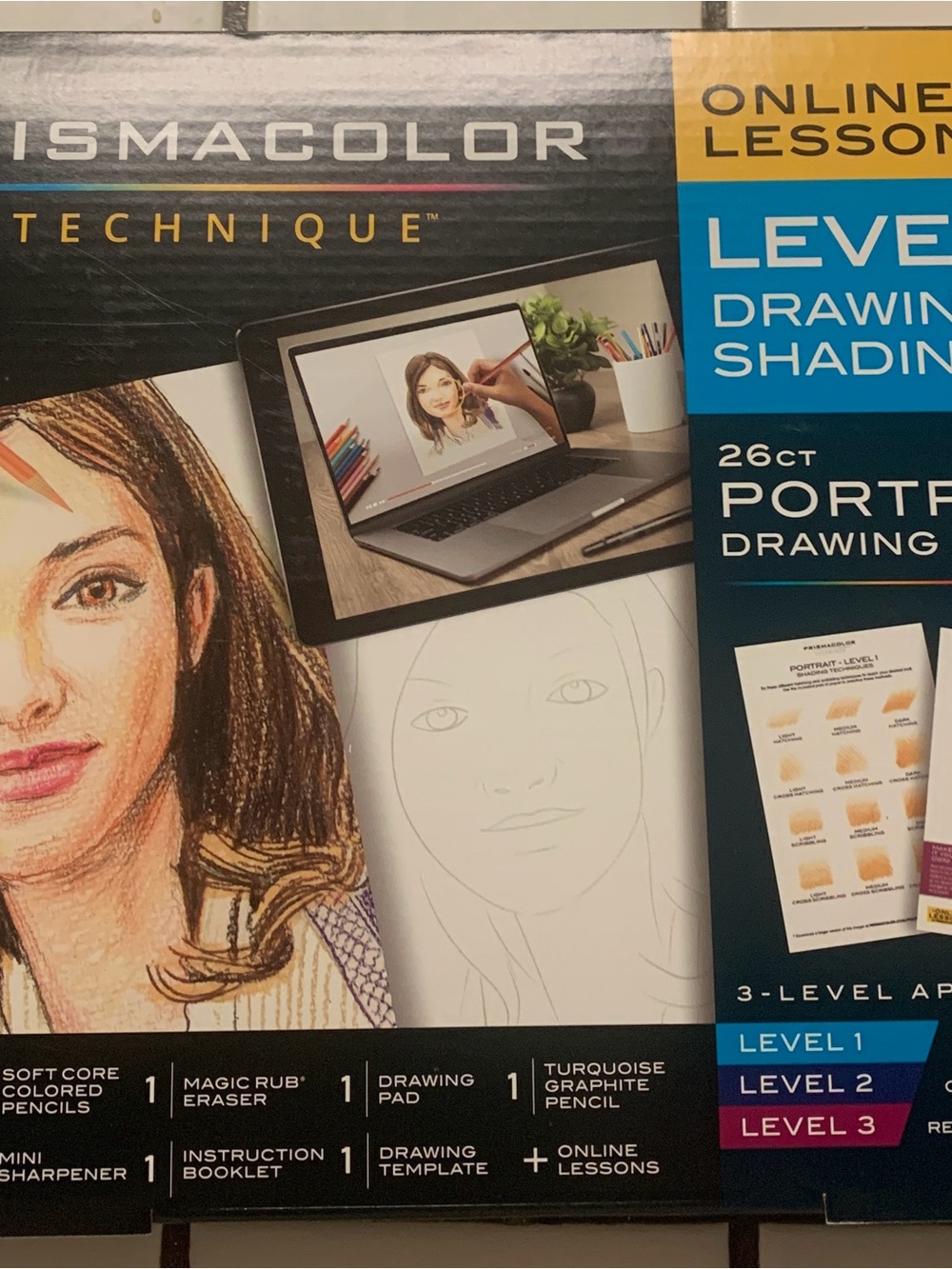 Portrait Drawing Kit – Turquoise/Black